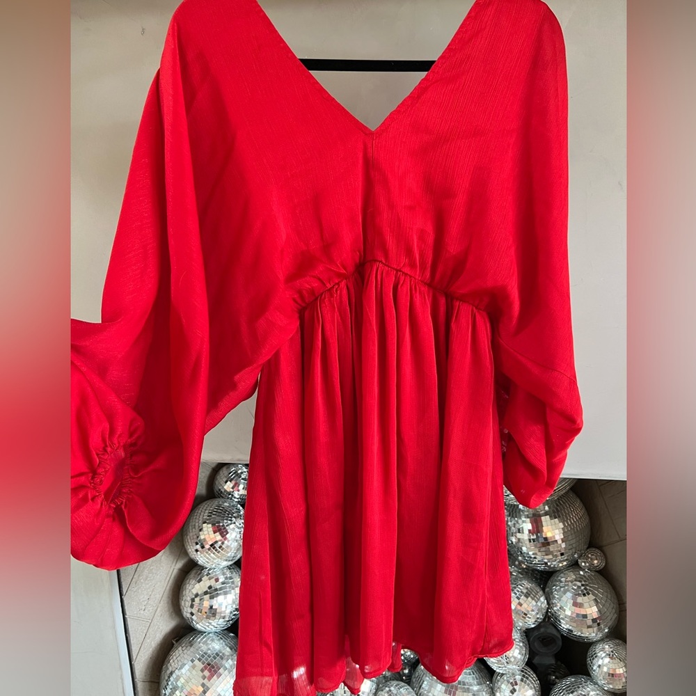 JODIFL Red Mini Dress - Picture 3 of 10